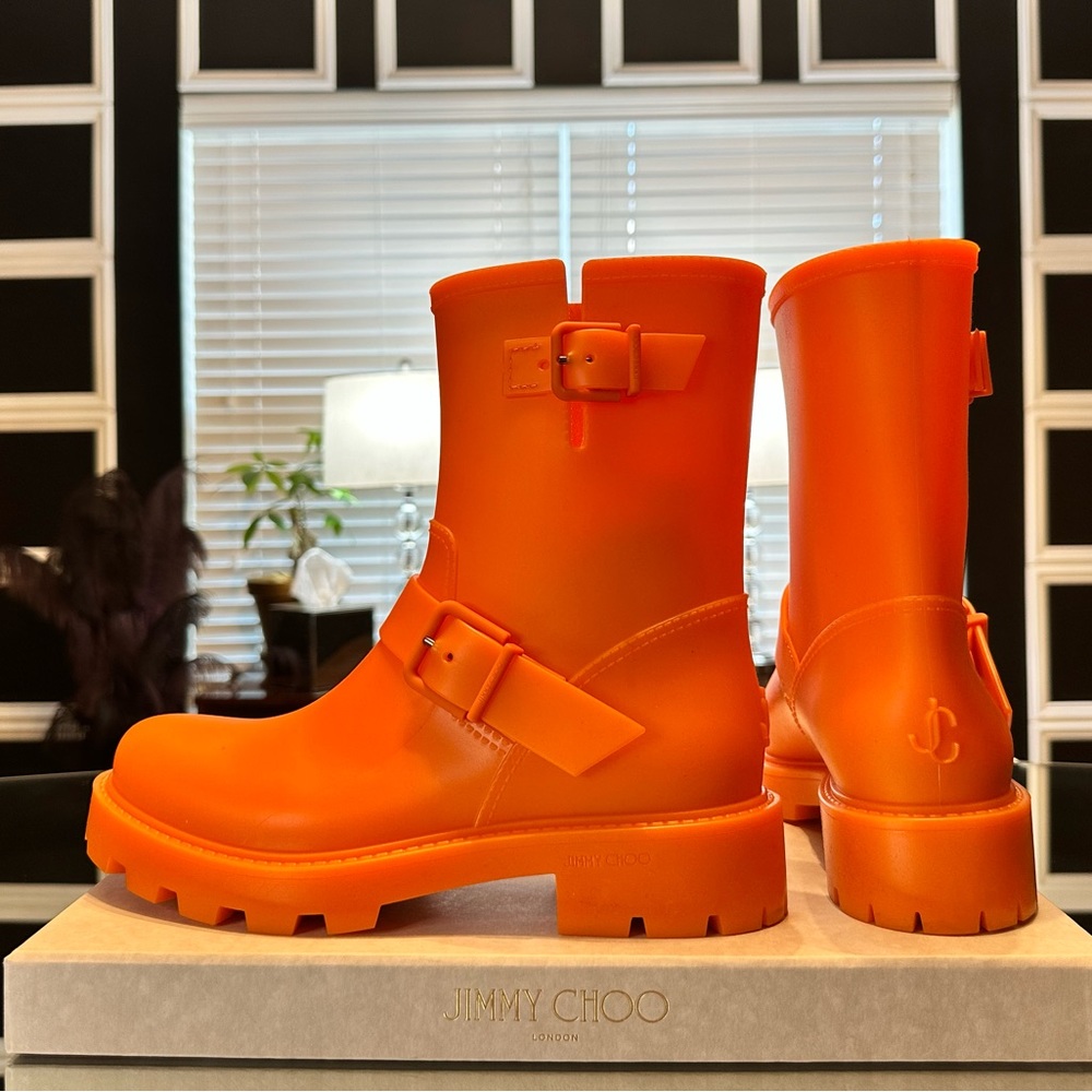 Jimmy Choo Rain Boots size 8